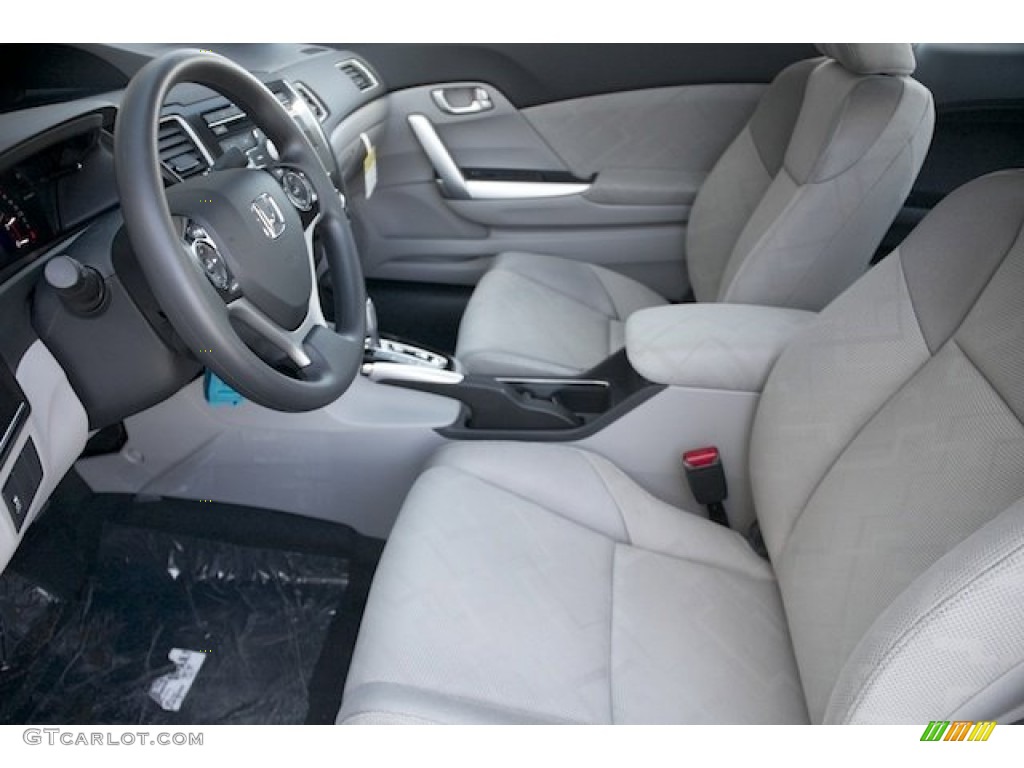 2013 Civic EX Coupe - Polished Metal Metallic / Gray photo #9
