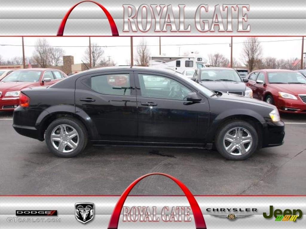 Black Dodge Avenger