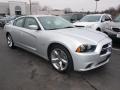 2012 Bright Silver Metallic Dodge Charger R/T  photo #2