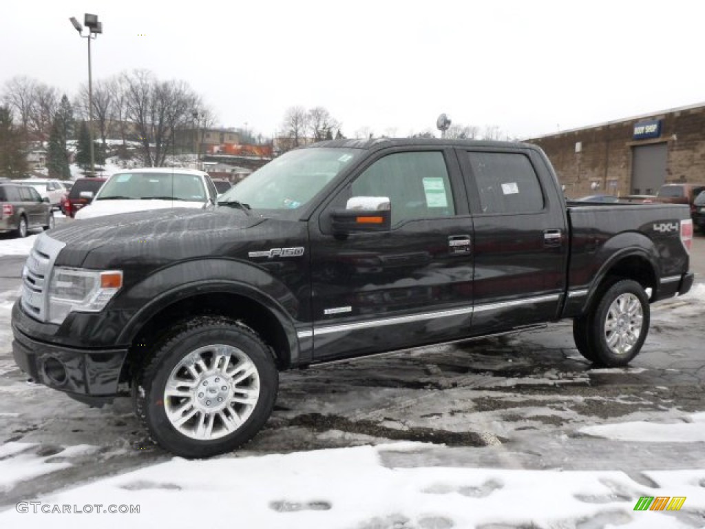 Tuxedo Black Metallic 2013 Ford F150 Platinum SuperCrew 4x4 Exterior Photo #77053033