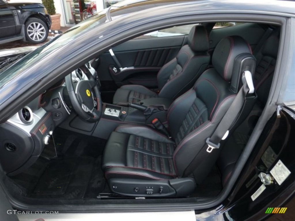 Black Interior 2006 Ferrari 612 Scaglietti F1A Photo #77053070
