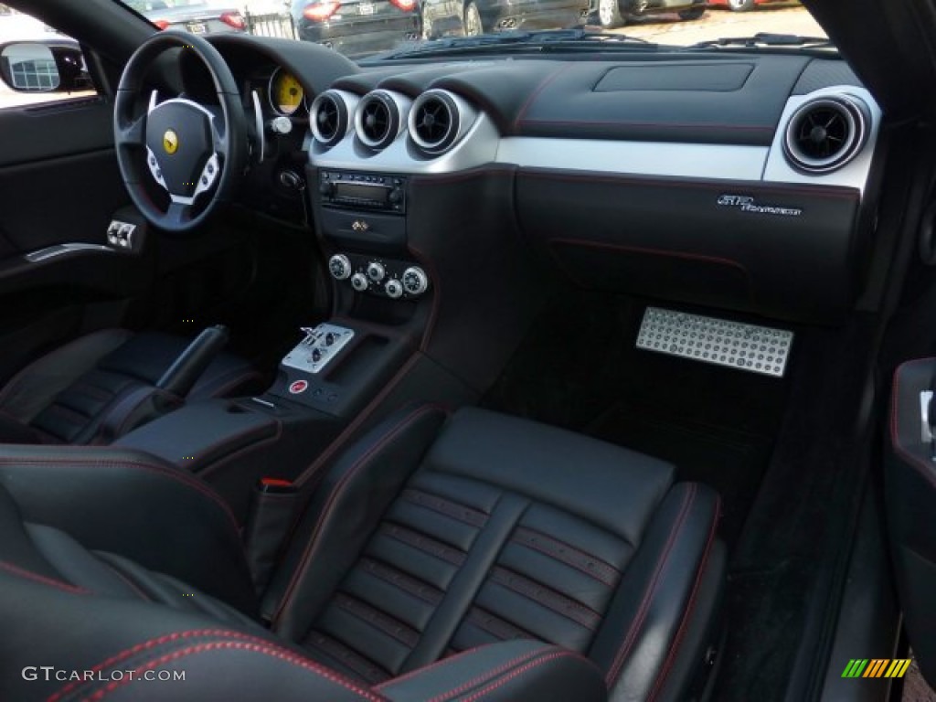 2006 Ferrari 612 Scaglietti F1A Black Dashboard Photo #77053153