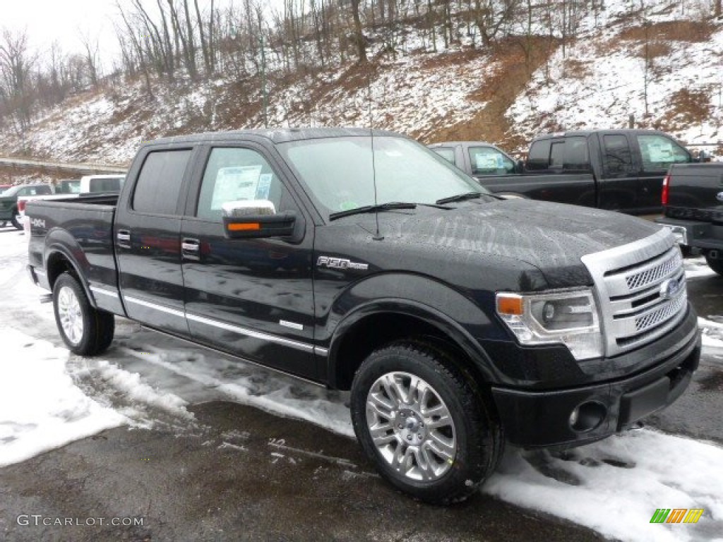 Tuxedo Black Metallic 2013 Ford F150 Platinum SuperCrew 4x4 Exterior Photo #77053252