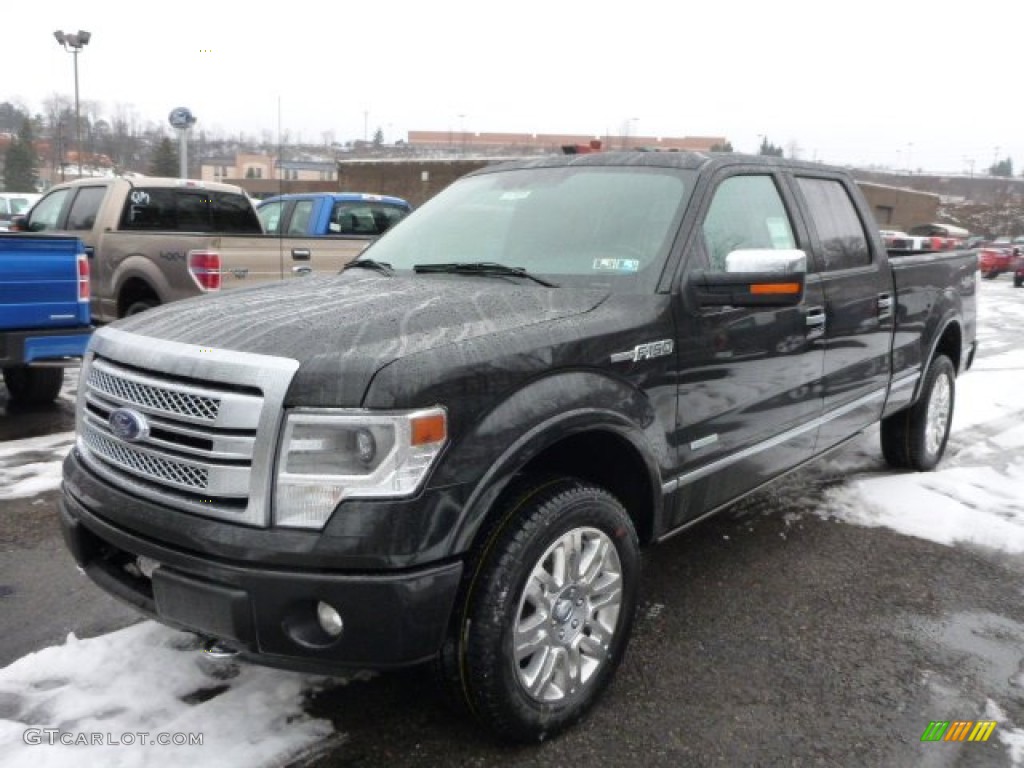 Tuxedo Black Metallic 2013 Ford F150 Platinum SuperCrew 4x4 Exterior Photo #77053335