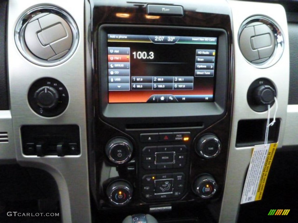 2013 F150 Platinum SuperCrew 4x4 - Ingot Silver Metallic / Platinum Unique Pecan Leather photo #14