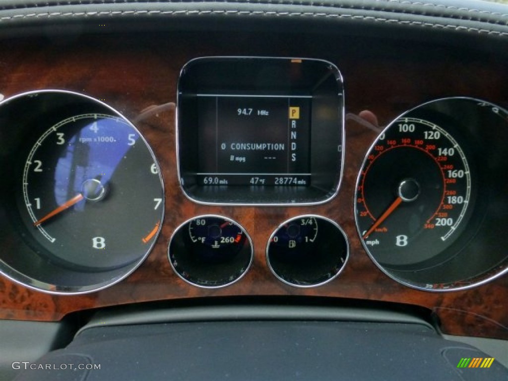 2007 Bentley Continental Flying Spur Standard Continental Flying Spur Model Gauges Photo #77054176