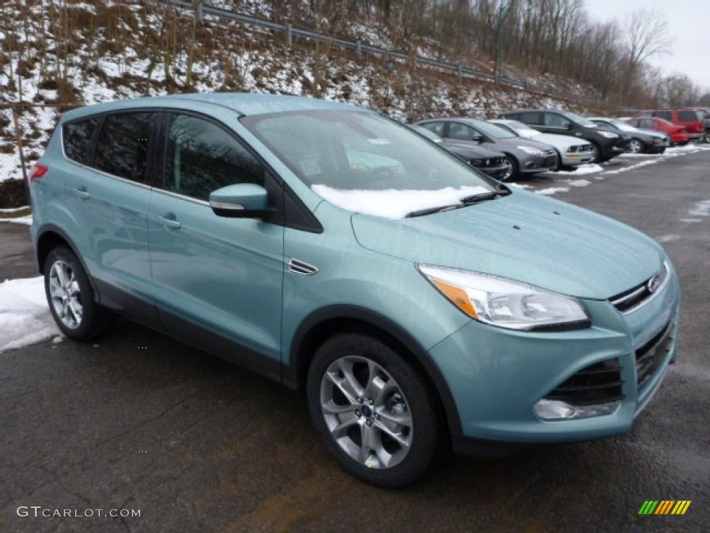2013 Escape SEL 2.0L EcoBoost 4WD - Frosted Glass Metallic / Charcoal Black photo #1