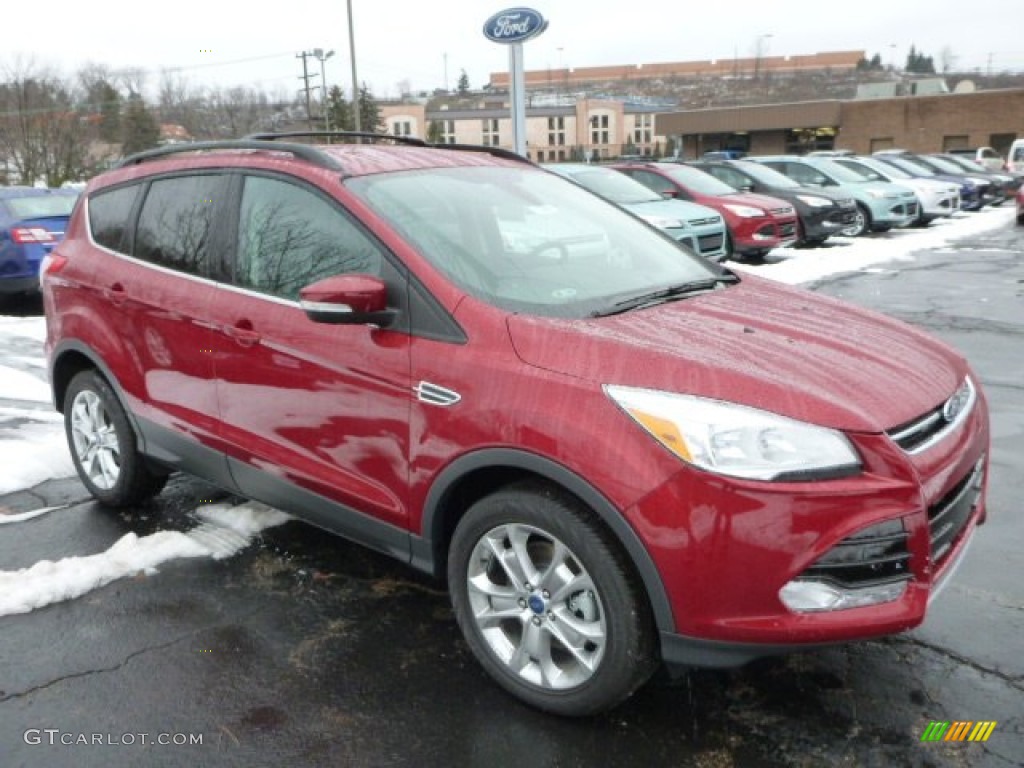 Ruby Red Metallic 2013 Ford Escape SEL 1.6L EcoBoost 4WD Exterior Photo #77054989