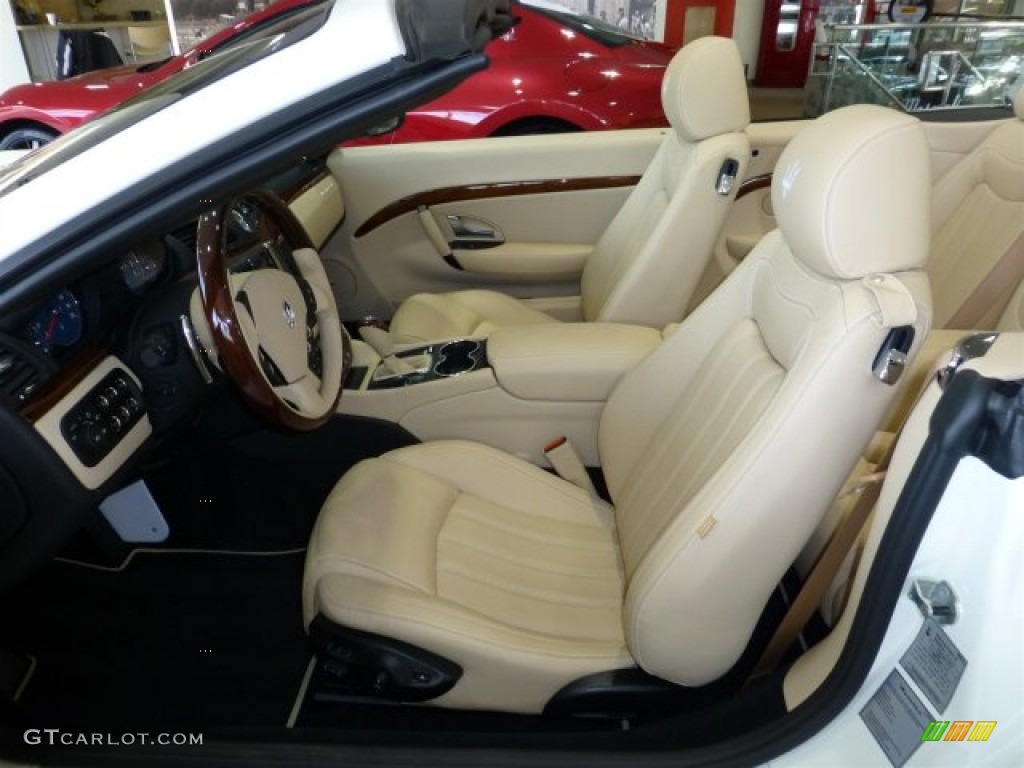 2013 Maserati GranTurismo Convertible GranCabrio Front Seat Photo #77055052