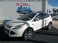 2013 White Platinum Metallic Tri-Coat Ford Escape SE 1.6L EcoBoost  photo #2