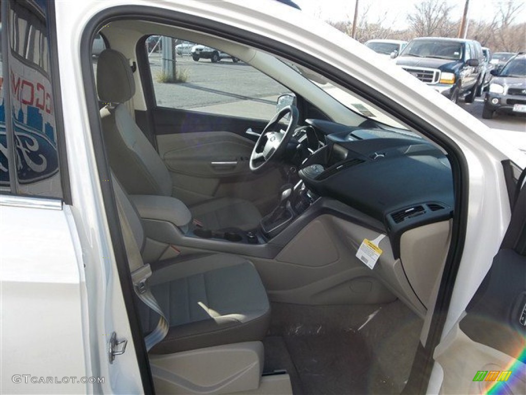 2013 Escape SE 1.6L EcoBoost - White Platinum Metallic Tri-Coat / Medium Light Stone photo #11