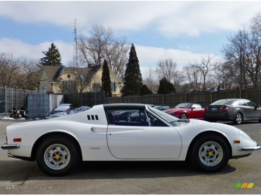 Bianco (White) 1974 Ferrari Dino 246 GTS Exterior Photo #77055556