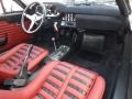 Red/Black 1974 Ferrari Dino 246 GTS Dashboard