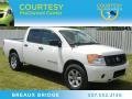 Blizzard White 2011 Nissan Titan S Crew Cab