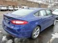 2013 Deep Impact Blue Metallic Ford Fusion SE 1.6 EcoBoost  photo #2