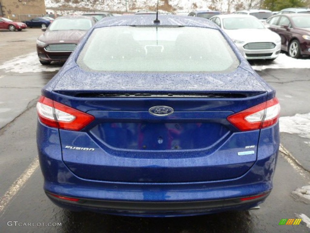 2013 Fusion SE 1.6 EcoBoost - Deep Impact Blue Metallic / Charcoal Black photo #3