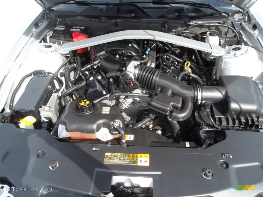 2011 Mustang V6 Convertible - Ingot Silver Metallic / Charcoal Black photo #29