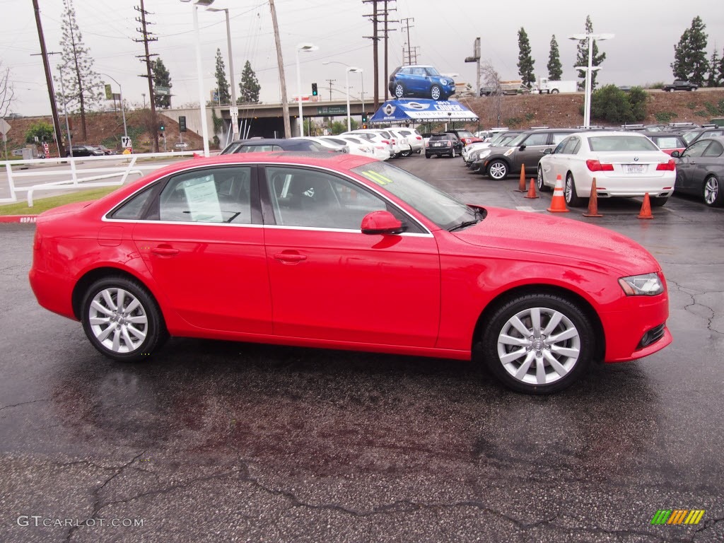 2011 A4 2.0T Sedan - Brilliant Red / Black photo #3