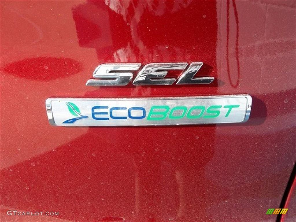 2013 Escape SEL 2.0L EcoBoost - Ruby Red Metallic / Medium Light Stone photo #7