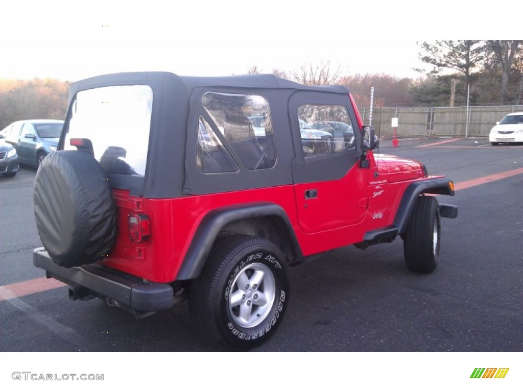 2000 Wrangler Sport 4x4 - Stone White / Agate photo #3