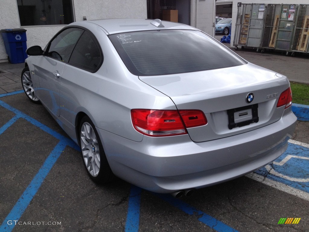 2009 3 Series 328i Coupe - Titanium Silver Metallic / Black photo #6