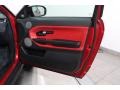 Dynamic Ebony/Pimento 2012 Land Rover Range Rover Evoque Coupe Dynamic Door Panel