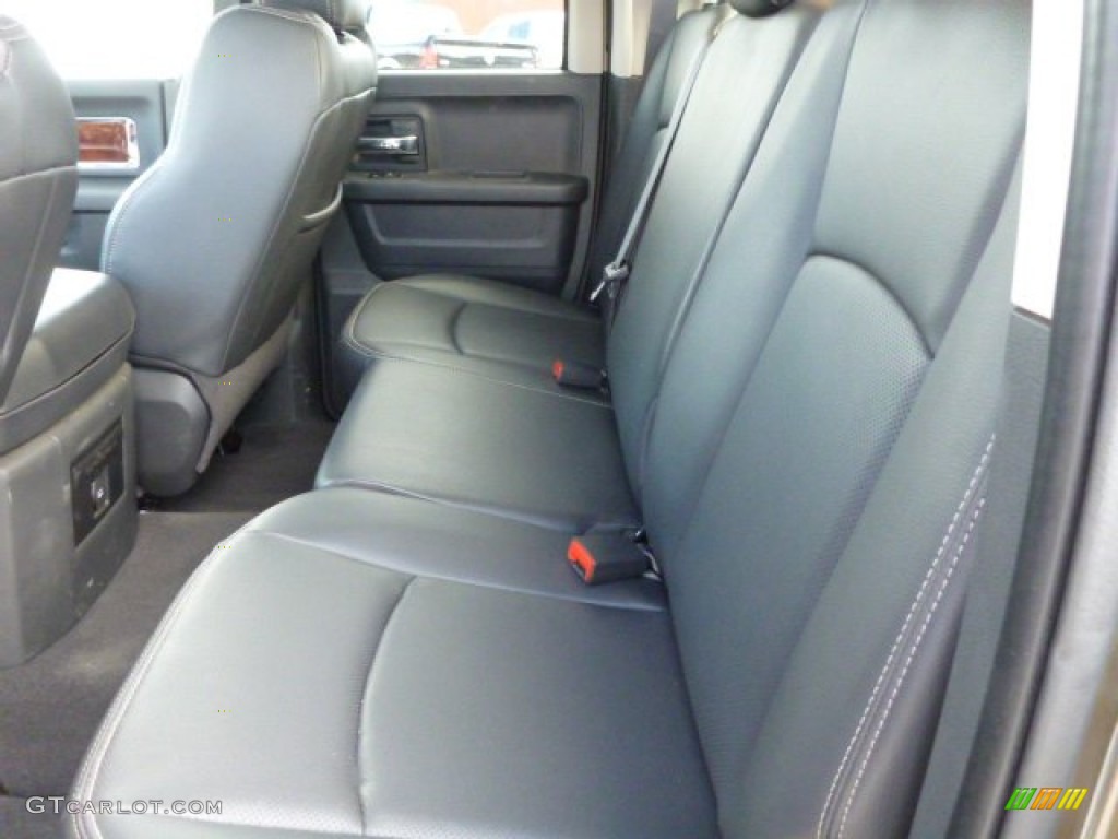 2012 Ram 1500 Laramie Quad Cab 4x4 - Sagebrush Pearl / Dark Slate Gray photo #10