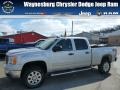 2011 Pure Silver Metallic GMC Sierra 2500HD SLE Crew Cab 4x4 #77042635