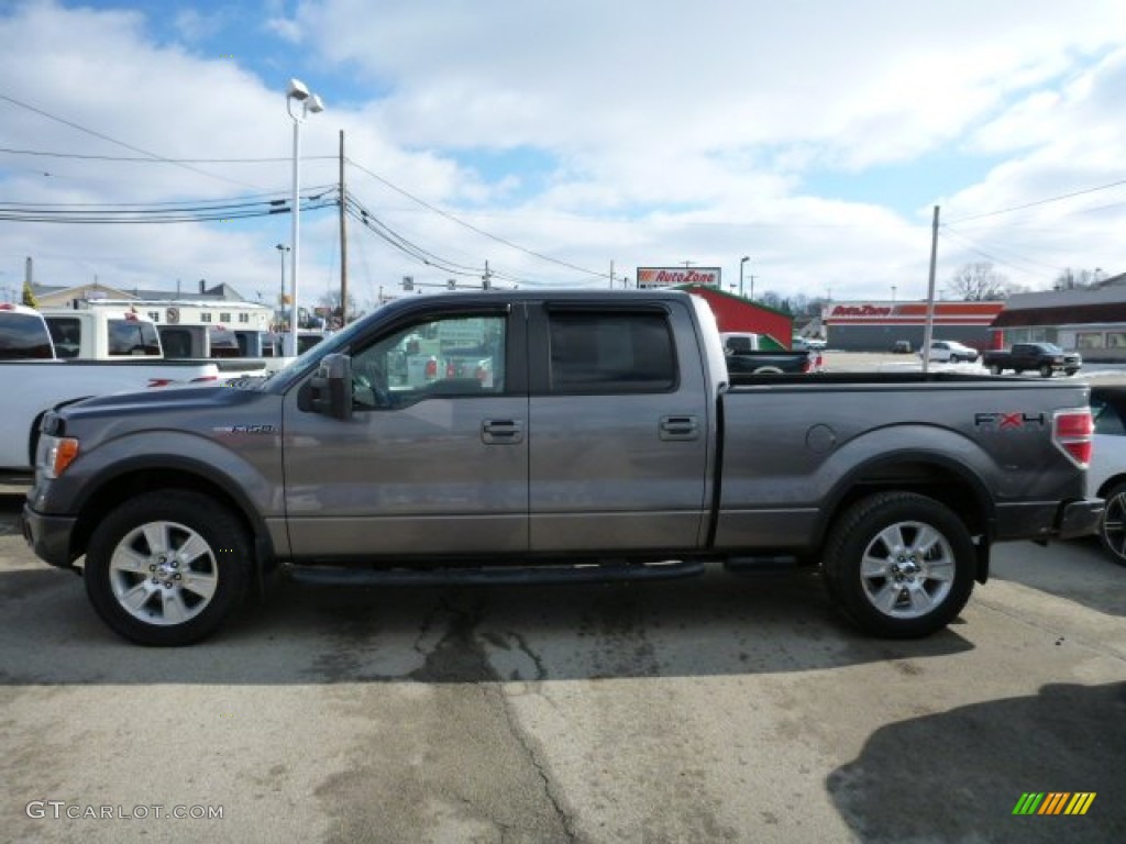 2010 F150 FX4 SuperCrew 4x4 - Sterling Grey Metallic / Black photo #2