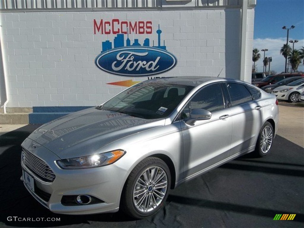 2013 Fusion SE 1.6 EcoBoost - Ingot Silver Metallic / Charcoal Black photo #2