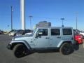 Winter Chill Metallic 2012 Jeep Wrangler Unlimited Sahara Arctic Edition 4x4 Exterior