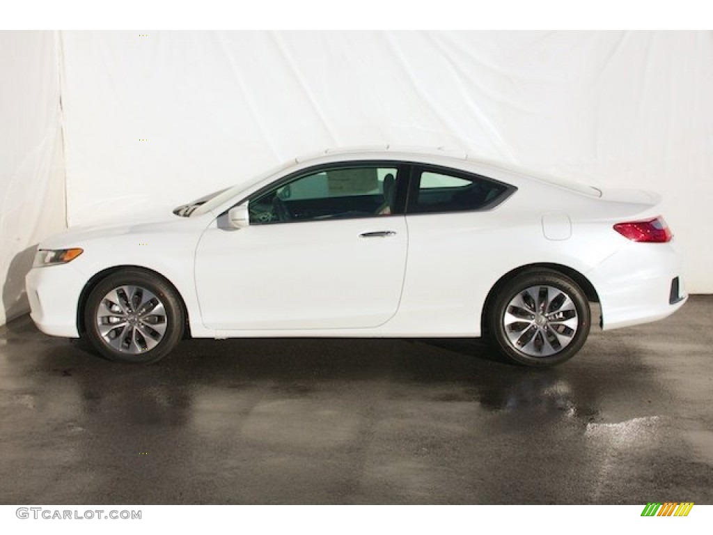 2013 Accord EX-L Coupe - White Orchid Pearl / Black/Ivory photo #4