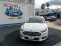 2013 White Platinum Metallic Tri-coat Ford Fusion SE 1.6 EcoBoost  photo #1