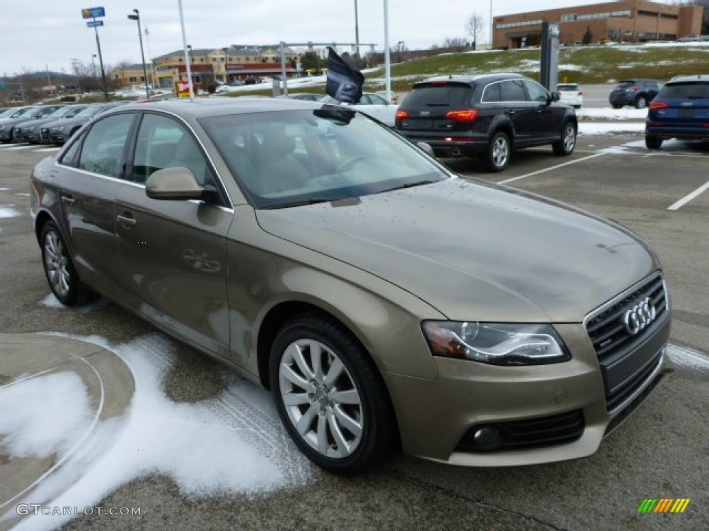 2009 A4 2.0T Premium quattro Sedan - Dakar Beige Metallic / Cardamom Beige photo #6