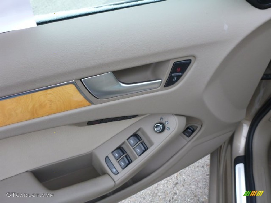 2009 A4 2.0T Premium quattro Sedan - Dakar Beige Metallic / Cardamom Beige photo #13