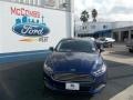 2013 Deep Impact Blue Metallic Ford Fusion S  photo #1