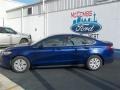 2013 Deep Impact Blue Metallic Ford Fusion S  photo #3