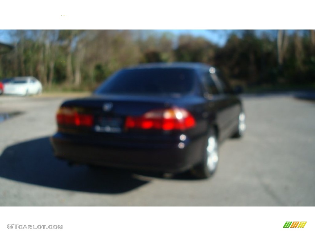1999 Accord EX V6 Sedan - Flamenco Black Pearl / Gray photo #4