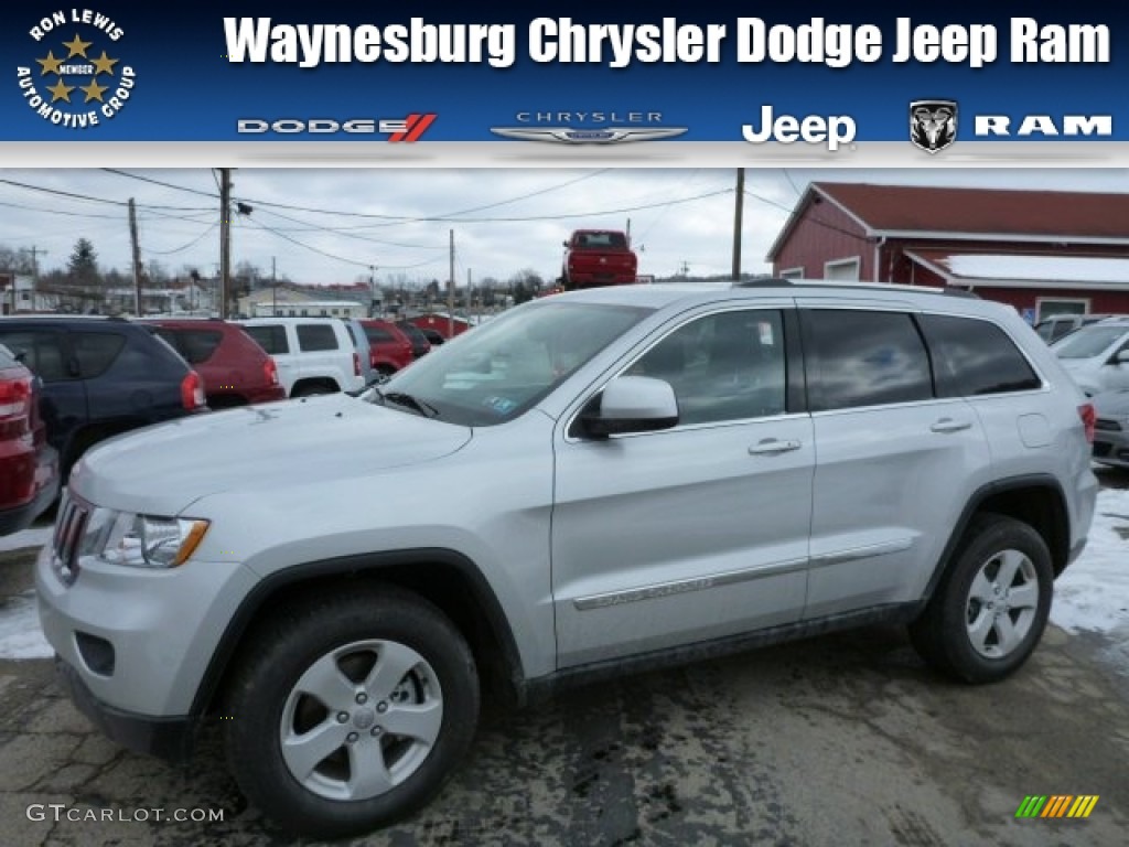 2013 Grand Cherokee Laredo 4x4 - Bright Silver Metallic / Black photo #1
