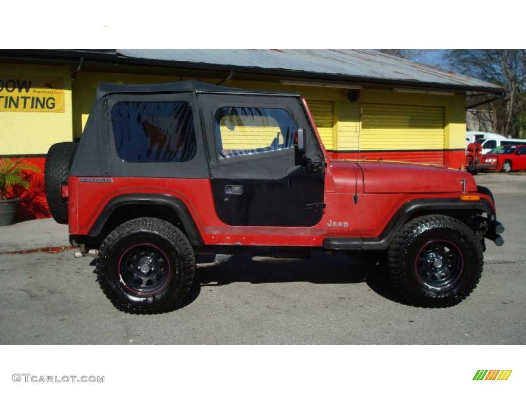 1988 Wrangler Laredo 4x4 - Copper Orange / Gray photo #2
