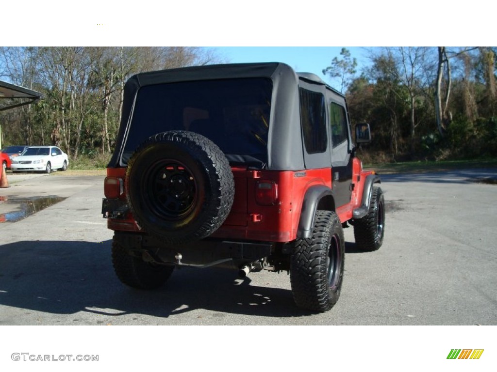 1988 Wrangler Laredo 4x4 - Copper Orange / Gray photo #3