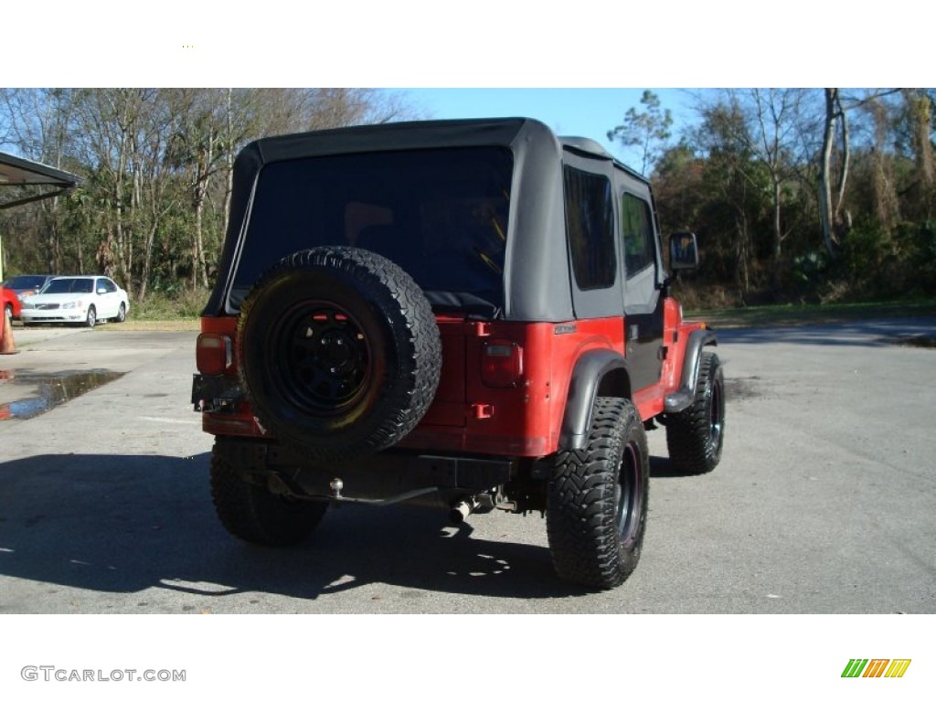 1988 Wrangler Laredo 4x4 - Copper Orange / Gray photo #3