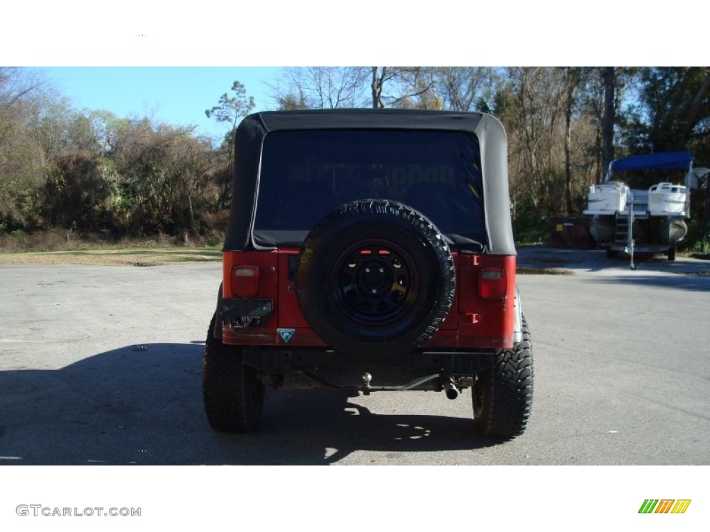 1988 Wrangler Laredo 4x4 - Copper Orange / Gray photo #4