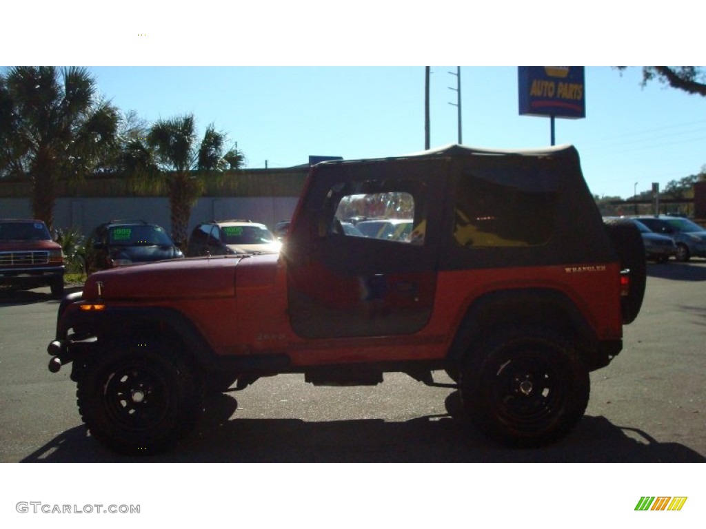 1988 Wrangler Laredo 4x4 - Copper Orange / Gray photo #6