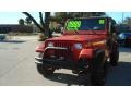 1988 Copper Orange Jeep Wrangler Laredo 4x4  photo #7