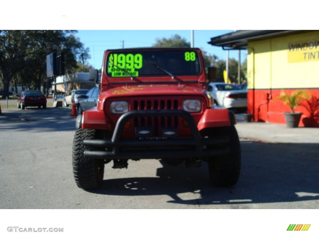 1988 Wrangler Laredo 4x4 - Copper Orange / Gray photo #8