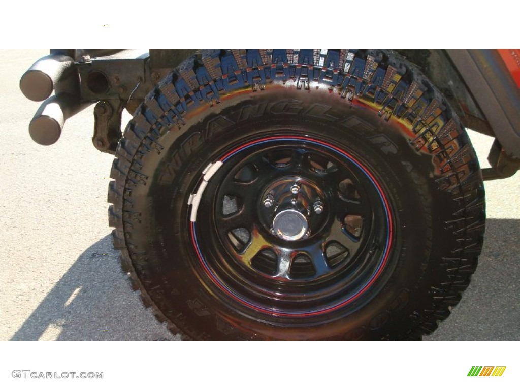 1988 Wrangler Laredo 4x4 - Copper Orange / Gray photo #15