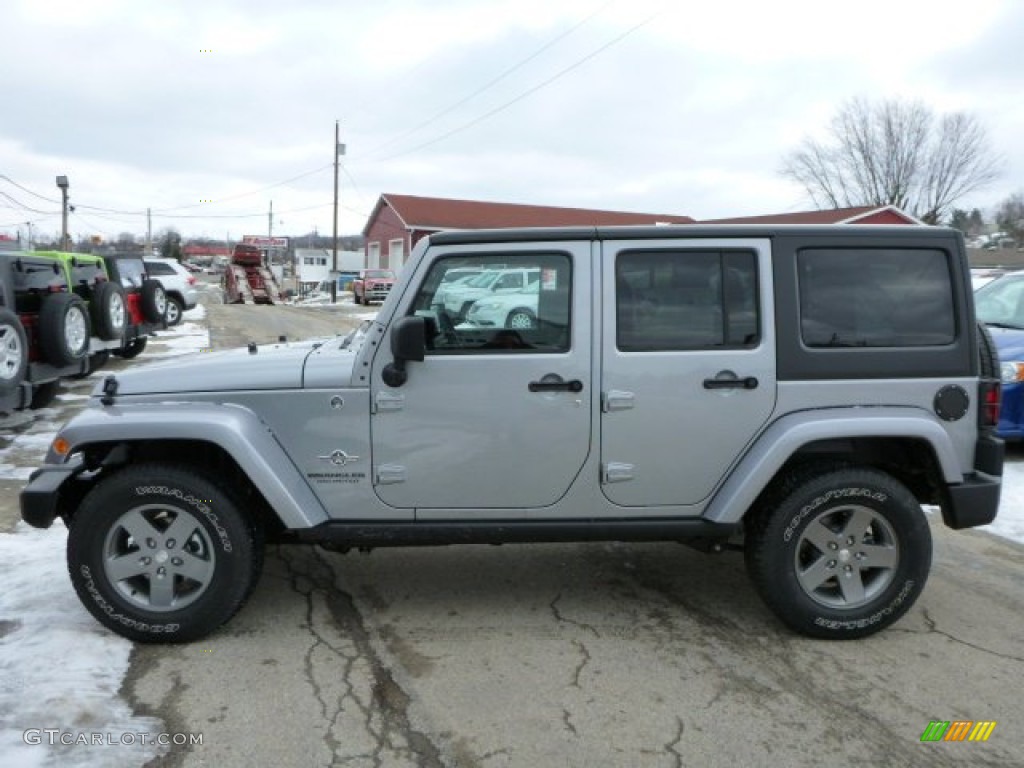 Billet Silver Metallic 2013 Jeep Wrangler Unlimited Oscar Mike Freedom Edition 4x4 Exterior Photo #77063947