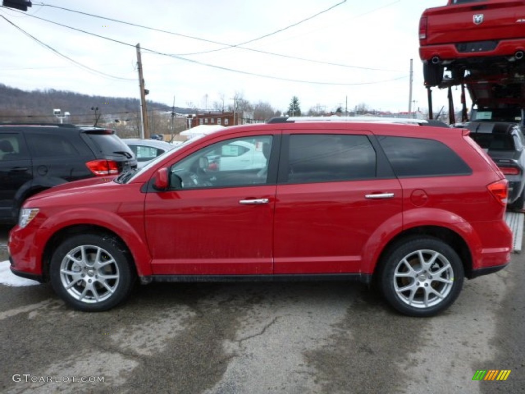 2013 Journey Crew AWD - Bright Red / Black photo #2