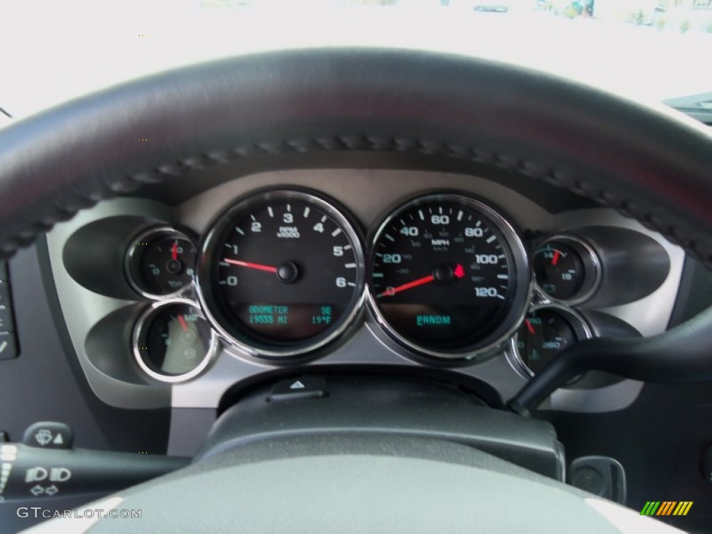 2011 GMC Sierra 1500 SLE Extended Cab 4x4 Gauges Photo #77065207